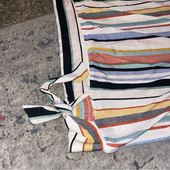 AUW Striped Blouse, Size Large - Picture 2 of 6